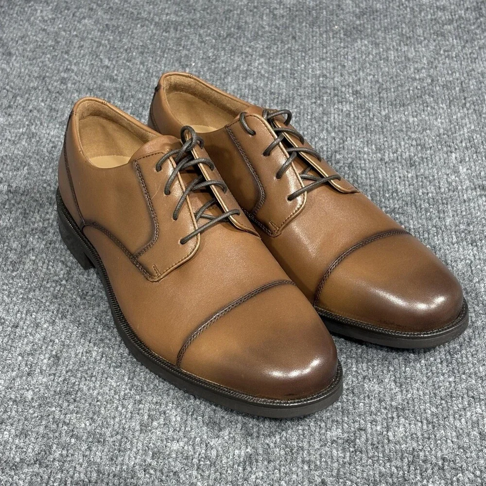 Cole Haan Shoes Mens Size 10 British Tan Bedford Cap Toe Oxford Grand 360 C40255